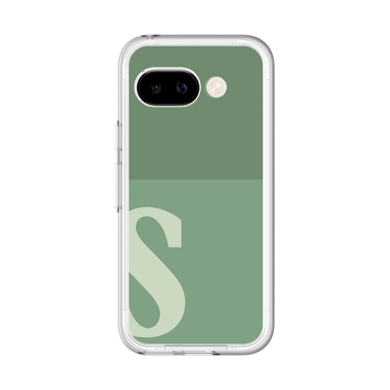スリムプロテクションプレミアムケース［ オリジナル - initial two tone - S green ］