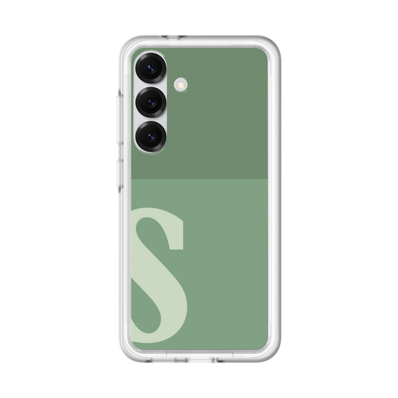 スリムプロテクションプレミアムケース［ オリジナル - initial two tone - S green ］