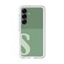 スリムプロテクションプレミアムケース［ オリジナル - initial two tone - S green ］