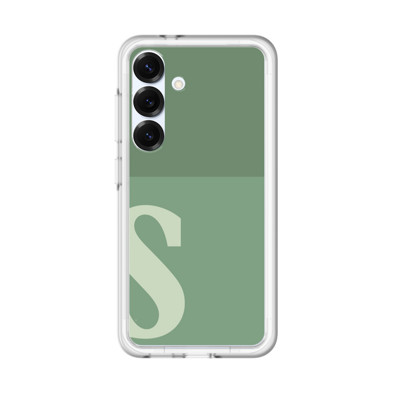 スリムプロテクションプレミアムケース［ オリジナル - initial two tone - S green ］