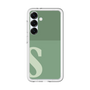 スリムプロテクションプレミアムケース［ オリジナル - initial two tone - S green ］