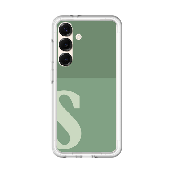 スリムプロテクションプレミアムケース［ オリジナル - initial two tone - S green ］