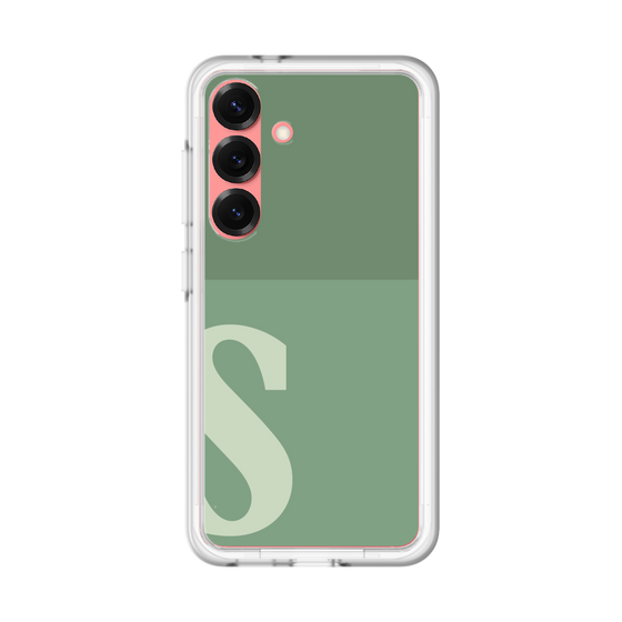 スリムプロテクションプレミアムケース［ オリジナル - initial two tone - S green ］