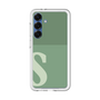 スリムプロテクションプレミアムケース［ オリジナル - initial two tone - S green ］
