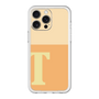 スリムプロテクションプレミアムケース［ オリジナル - initial two tone - T orange ］