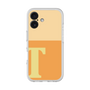 スリムプロテクションプレミアムケース［ オリジナル - initial two tone - T orange ］