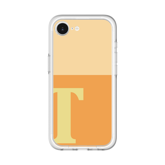 スリムプロテクションプレミアムケース［ オリジナル - initial two tone - T orange ］