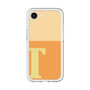 スリムプロテクションプレミアムケース［ オリジナル - initial two tone - T orange ］