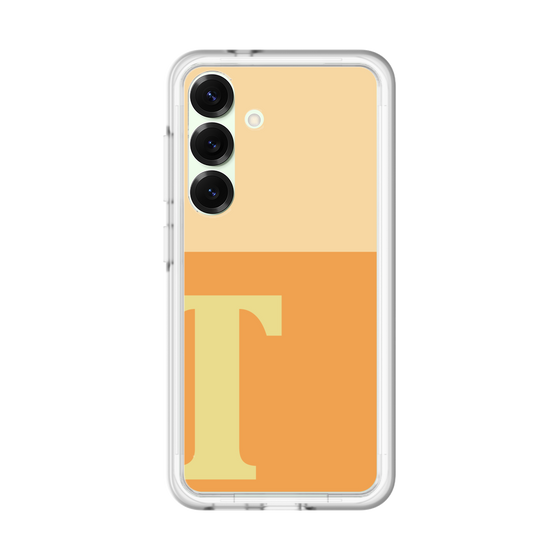 スリムプロテクションプレミアムケース［ オリジナル - initial two tone - T orange ］