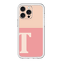 スリムプロテクションプレミアムケース［ オリジナル - initial two tone - T pink ］