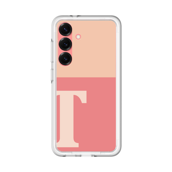 スリムプロテクションプレミアムケース［ オリジナル - initial two tone - T pink ］