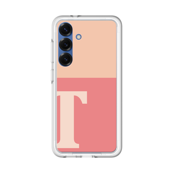 スリムプロテクションプレミアムケース［ オリジナル - initial two tone - T pink ］