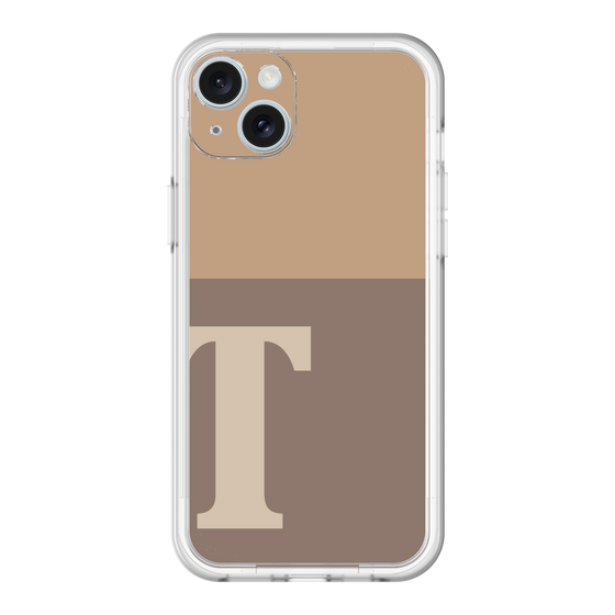 スリムプロテクションプレミアムケース［ オリジナル - initial two tone - T brown ］