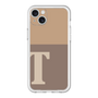 スリムプロテクションプレミアムケース［ オリジナル - initial two tone - T brown ］