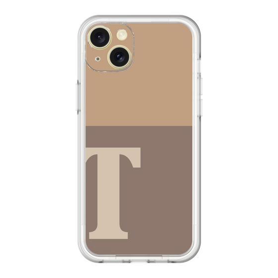 スリムプロテクションプレミアムケース［ オリジナル - initial two tone - T brown ］