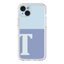 スリムプロテクションプレミアムケース［ オリジナル - initial two tone - T blue ］
