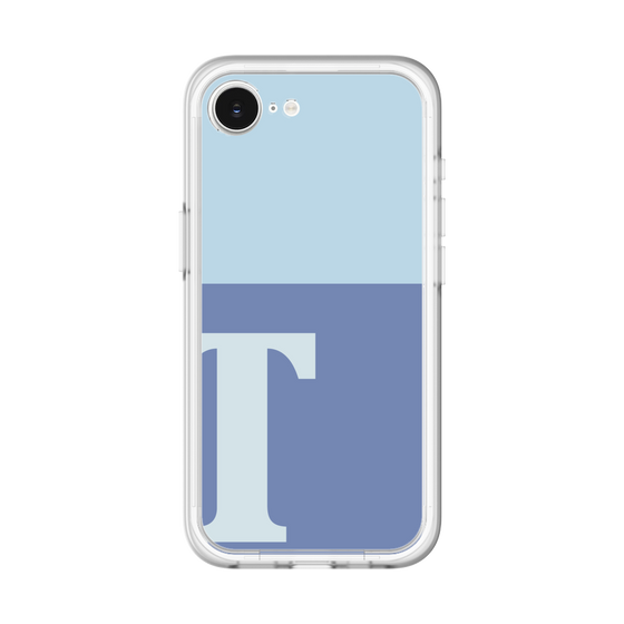 スリムプロテクションプレミアムケース［ オリジナル - initial two tone - T blue ］