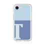 スリムプロテクションプレミアムケース［ オリジナル - initial two tone - T blue ］