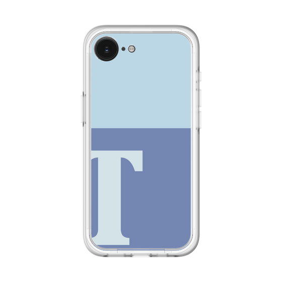 スリムプロテクションプレミアムケース［ オリジナル - initial two tone - T blue ］