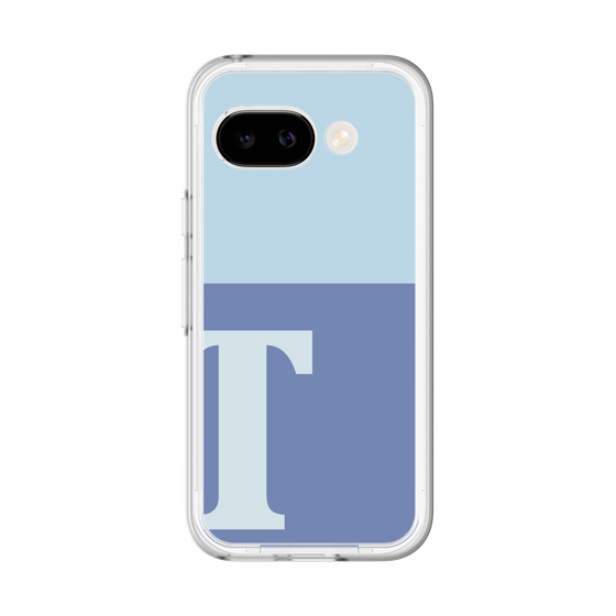 スリムプロテクションプレミアムケース［ オリジナル - initial two tone - T blue ］