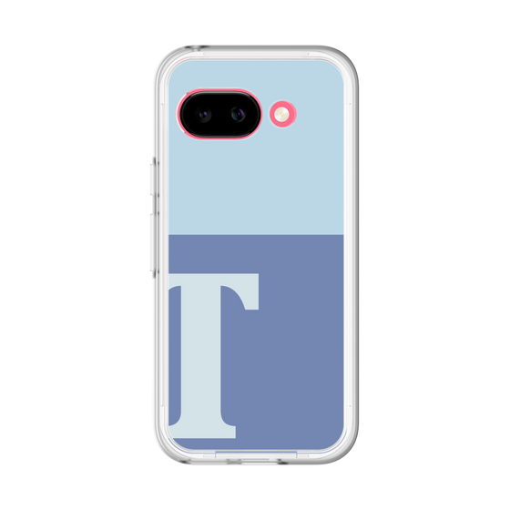 スリムプロテクションプレミアムケース［ オリジナル - initial two tone - T blue ］