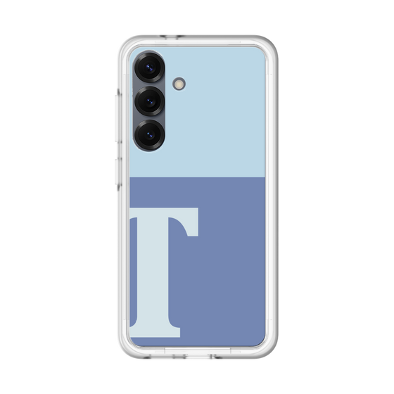 スリムプロテクションプレミアムケース［ オリジナル - initial two tone - T blue ］