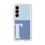 スリムプロテクションプレミアムケース［ オリジナル - initial two tone - T blue ］