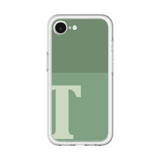 スリムプロテクションプレミアムケース［ オリジナル - initial two tone - T green ］