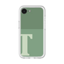 スリムプロテクションプレミアムケース［ オリジナル - initial two tone - T green ］