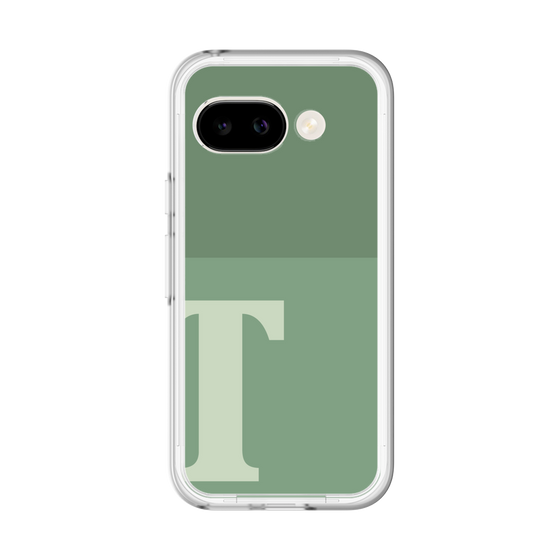 スリムプロテクションプレミアムケース［ オリジナル - initial two tone - T green ］