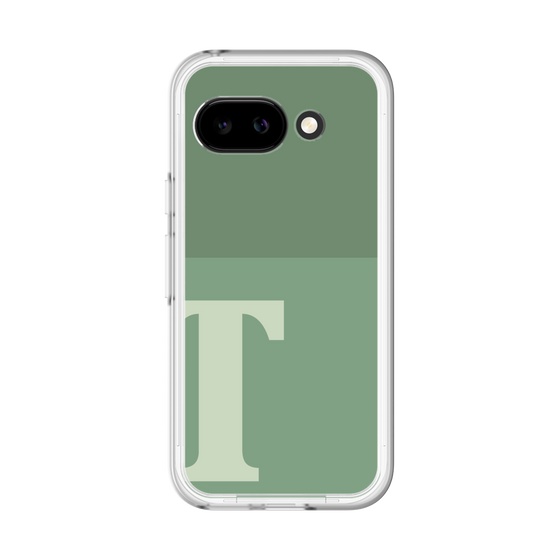 スリムプロテクションプレミアムケース［ オリジナル - initial two tone - T green ］