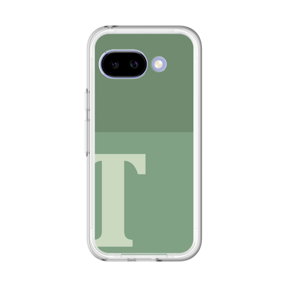 スリムプロテクションプレミアムケース［ オリジナル - initial two tone - T green ］