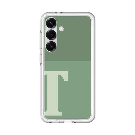 スリムプロテクションプレミアムケース［ オリジナル - initial two tone - T green ］