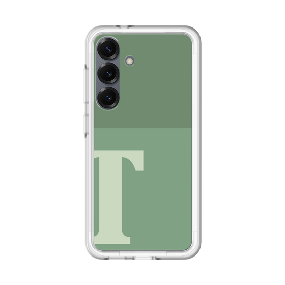 スリムプロテクションプレミアムケース［ オリジナル - initial two tone - T green ］