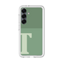スリムプロテクションプレミアムケース［ オリジナル - initial two tone - T green ］