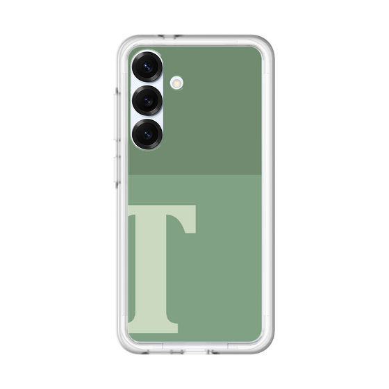 スリムプロテクションプレミアムケース［ オリジナル - initial two tone - T green ］
