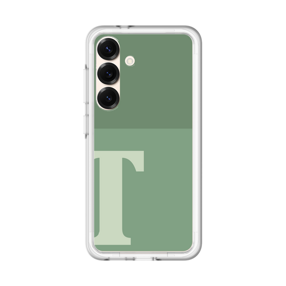 スリムプロテクションプレミアムケース［ オリジナル - initial two tone - T green ］