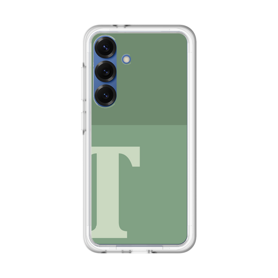 スリムプロテクションプレミアムケース［ オリジナル - initial two tone - T green ］