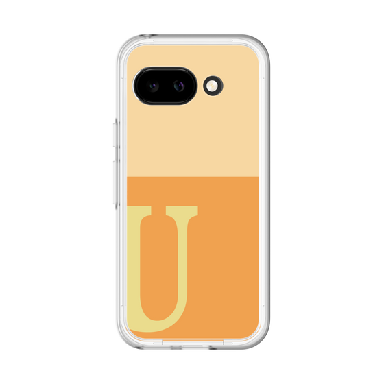 スリムプロテクションプレミアムケース［ オリジナル - initial two tone - U orange ］