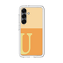 スリムプロテクションプレミアムケース［ オリジナル - initial two tone - U orange ］