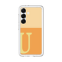 スリムプロテクションプレミアムケース［ オリジナル - initial two tone - U orange ］