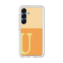 スリムプロテクションプレミアムケース［ オリジナル - initial two tone - U orange ］
