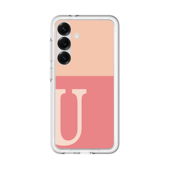 スリムプロテクションプレミアムケース［ オリジナル - initial two tone - U pink ］