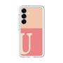 スリムプロテクションプレミアムケース［ オリジナル - initial two tone - U pink ］