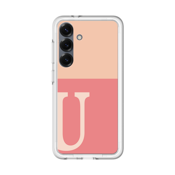 スリムプロテクションプレミアムケース［ オリジナル - initial two tone - U pink ］