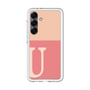 スリムプロテクションプレミアムケース［ オリジナル - initial two tone - U pink ］