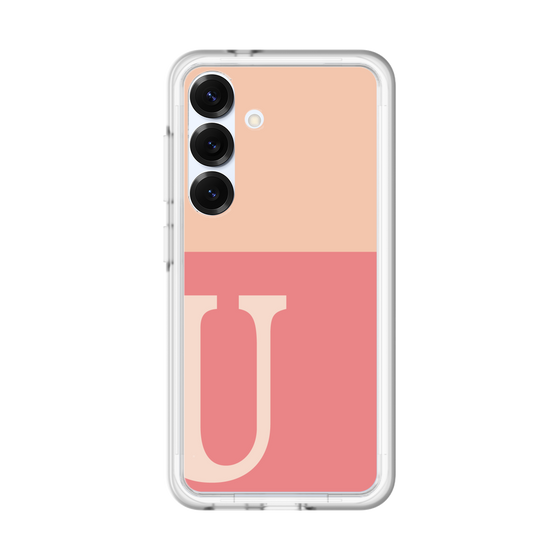 スリムプロテクションプレミアムケース［ オリジナル - initial two tone - U pink ］