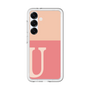 スリムプロテクションプレミアムケース［ オリジナル - initial two tone - U pink ］
