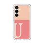 スリムプロテクションプレミアムケース［ オリジナル - initial two tone - U pink ］