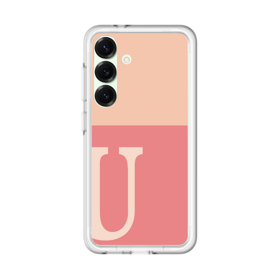 スリムプロテクションプレミアムケース［ オリジナル - initial two tone - U pink ］